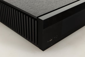 Front left corner view of a used Naim Uniti Atom HDMI Integrated System 