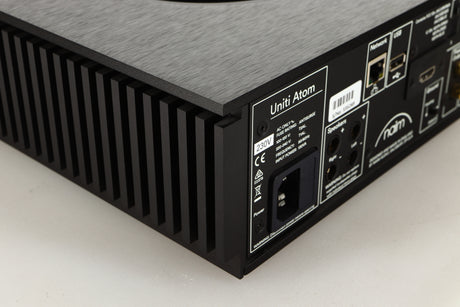Rear left corner view of a used Naim Uniti Atom HDMI Integrated System 