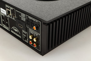 Rear right corner view of a used Naim Uniti Atom HDMI Integrated System 