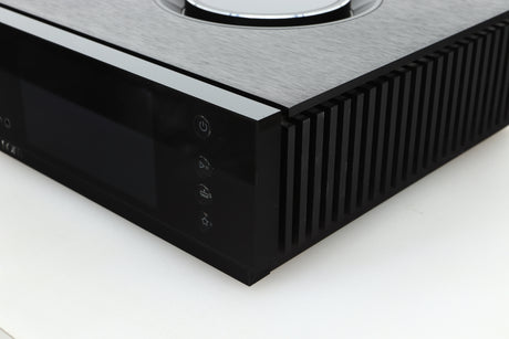 Front right corner view of a used Naim Uniti Atom HDMI Streaming Amplifier