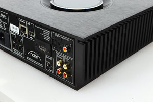 Rear right corner view of a used Naim Uniti Atom HDMI Streaming Amplifier