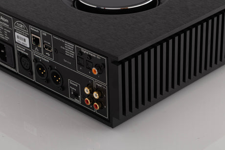 Rear right corner view of a used Naim Uniti Atom Headphone Edition Integrated System