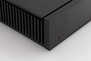 Front left corner view of a used Naim Uniti Atom Streaming Music System