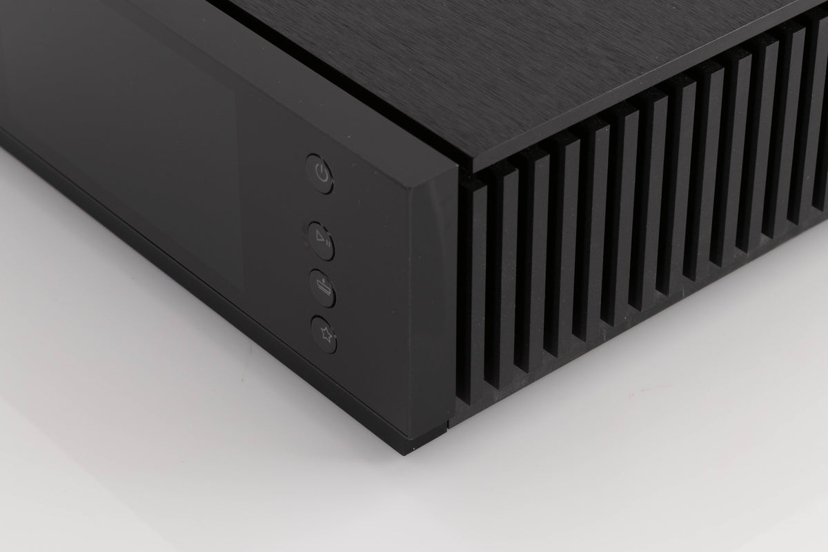 Front right corner view of a used Naim Uniti Atom Streaming Music System
