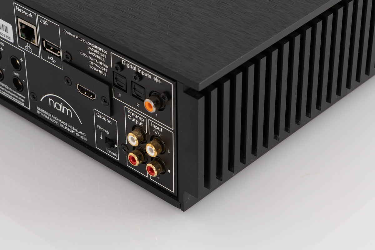 Rear left corner view of a used Naim Uniti Atom Streaming Music System