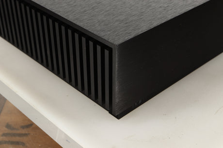 Front left corner view of a used Naim Uniti Nova Integrated Music System