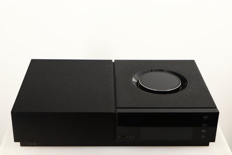 Top of a used Naim Uniti Nova Integrated System in a black finish