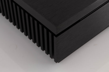 Front left corner of a used Naim Uniti Star Integrated Music System in a Black finish