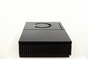 Left side view of a used Naim Uniti Star Integrated Music System in a black finish