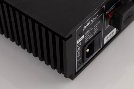 Rear right corner of a used Naim Uniti Star Integrated Music System in a Black finish