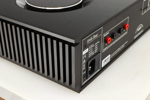 Rear right corner of a used Naim Uniti Star Integrated Music System in a black finish