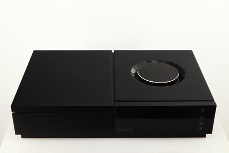 Top of a used Naim Uniti Star Integrated Music System in a black finish