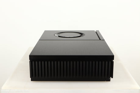 Left side view of a used Naim Uniti Star Integrated Music System in a black finish