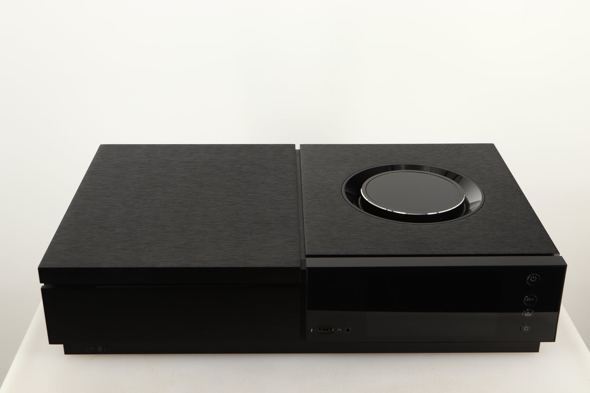 Top of a used Naim Uniti Star Integrated Music System in a black finish