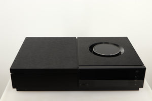 Top of a used Naim Uniti Star Integrated Music System in a black finish