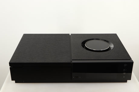 Top of a used Naim Uniti Star Integrated Music System in a black finish