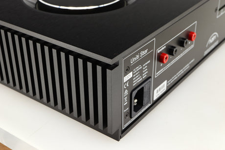 Rear right corner of a used Naim Uniti Star Streaming System in a black finish