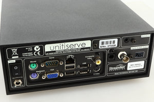 Close up view of the rear of a used Naim Unitiserve 2TB Music Server