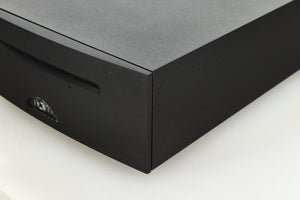 Close up view of a used Naim Unitiserve 2TB Music Server front right corner