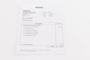 Invoice for a Naim XPS-2 Power Supply in a Black finish