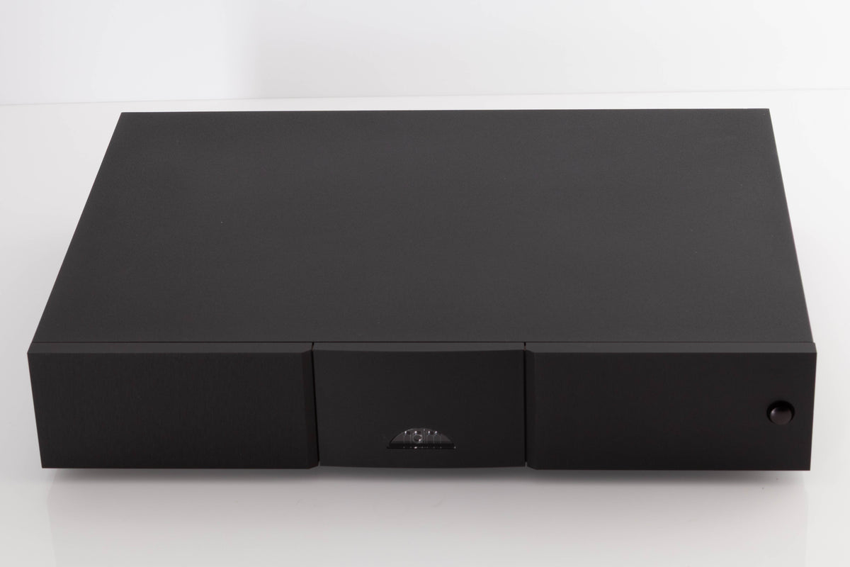 Top of a used Naim XPS-2 Power Supply in a Black finish