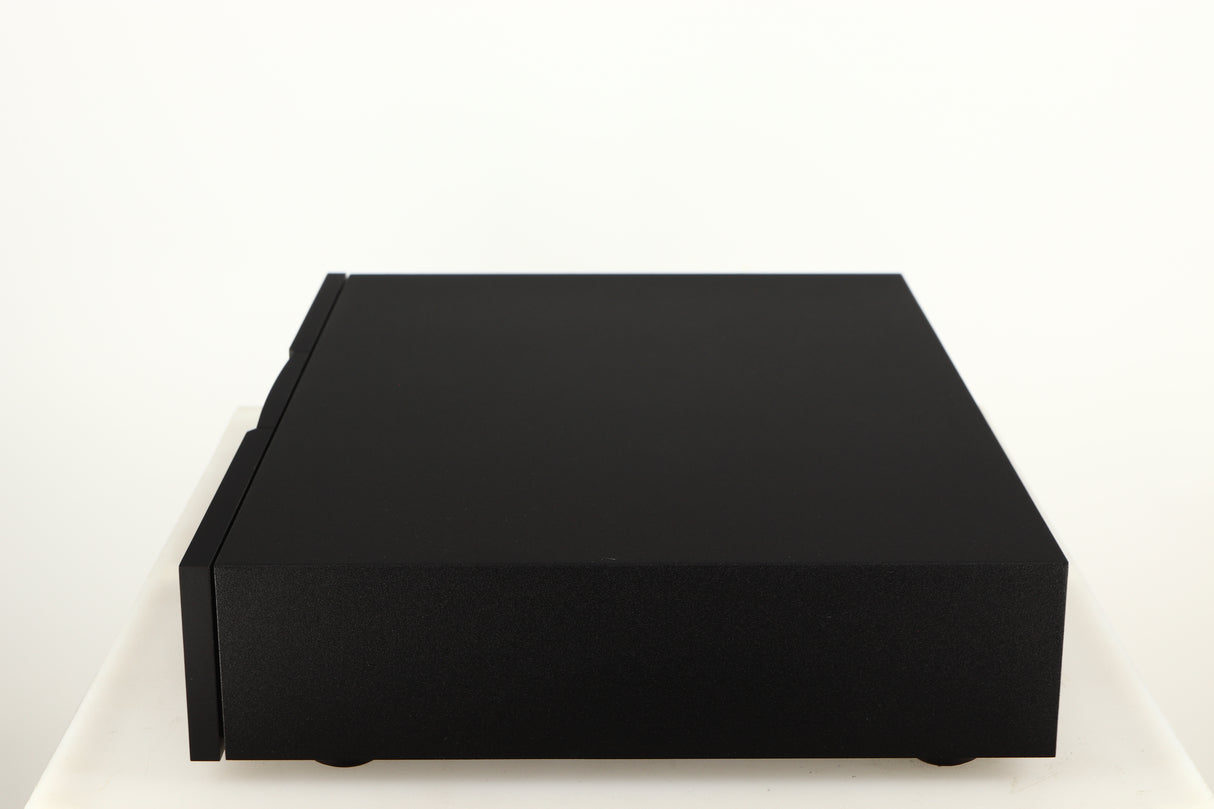 Right side view of a used Naim XPS DR Power Supply in a black finish