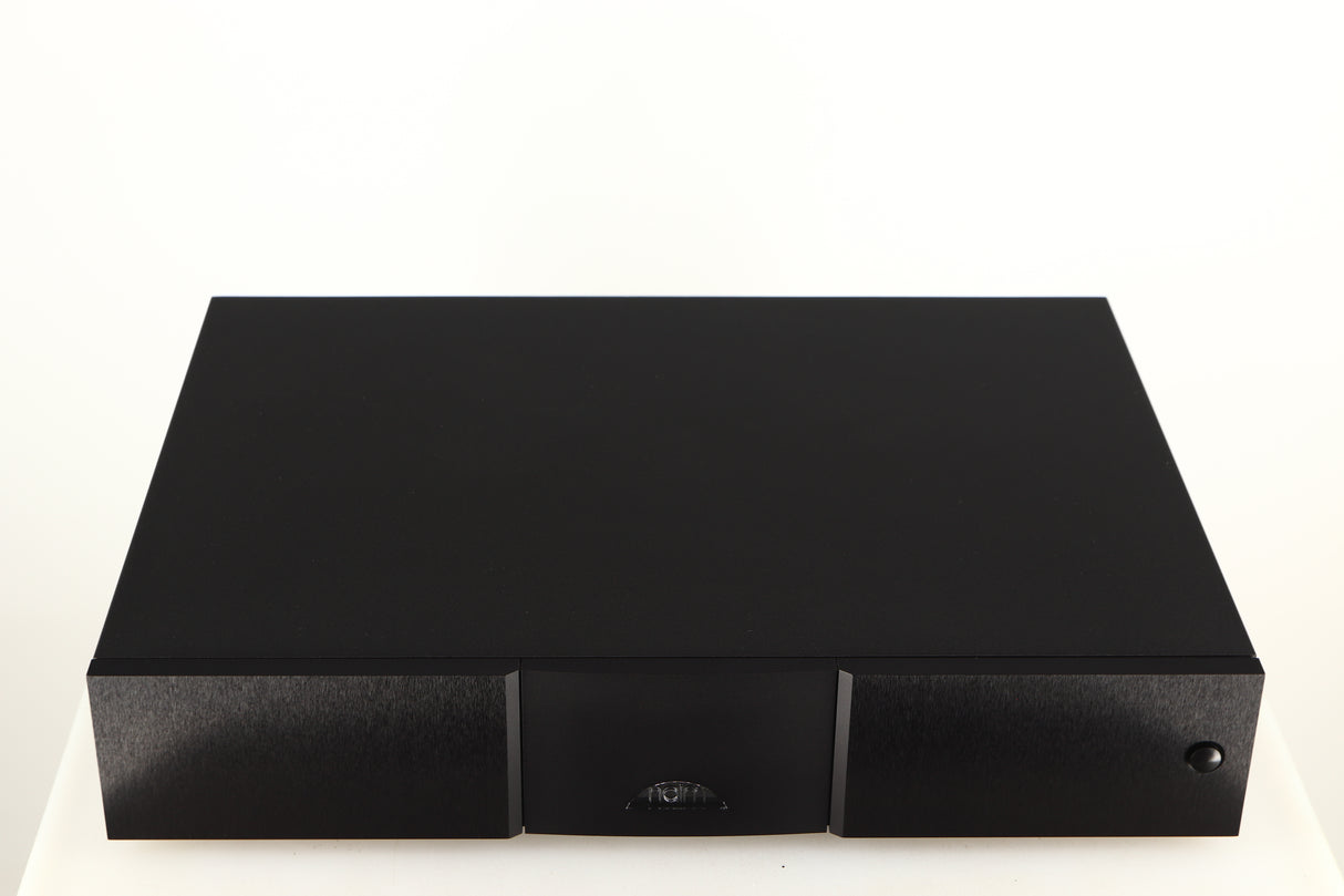 Top of a used Naim XPS DR Power Supply in a black finish