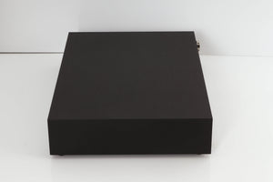 Right side view of a used Naim XPS Power Supply in a black finish