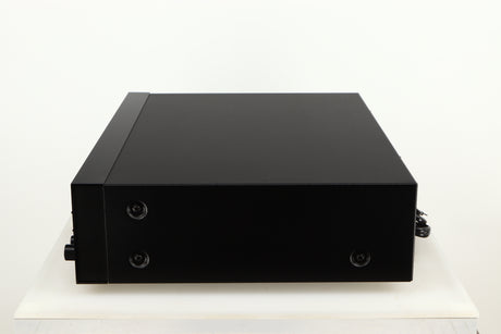 Right side view of a used Nakamichi DR-10 Cassette Deck in a black finish