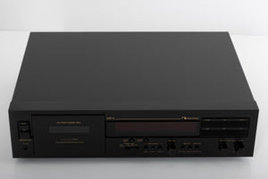 Front view of a used Nakamichi DR-3 Cassette Deck in a black finish