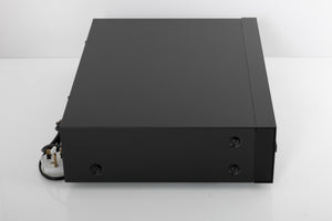 Left side view of a used Nakamichi DR-3 Cassette Deck in a black finish