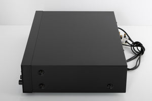 Right side view of a used Nakamichi DR-3 Cassette Deck in a black finish