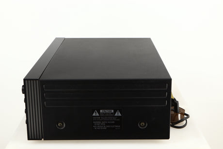 Right side view of a used Nakamichi Dragon Cassette Deck in a black finish