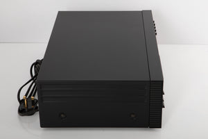 Left side view of a used Nakamichi ZX-7 Cassette Deck in a black finish