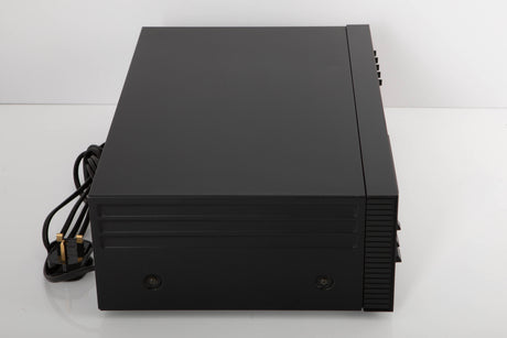 Left side view of a used Nakamichi ZX-7 Cassette Deck in a black finish
