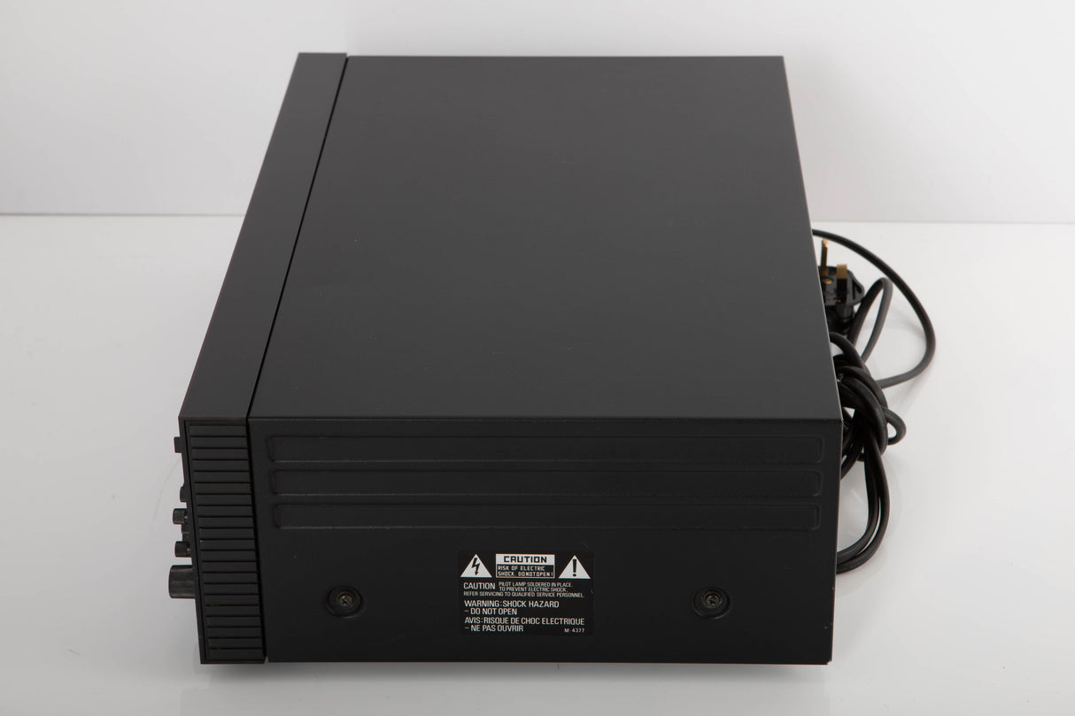Right side view of a used Nakamichi ZX-7 Cassette Deck in a black finish