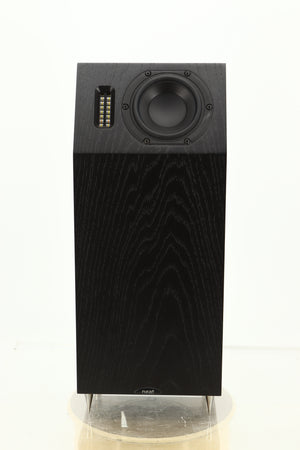Front view of a used NEAT Acoustics Iota Alpha Floorstanding Speaker in Black Oak finish
