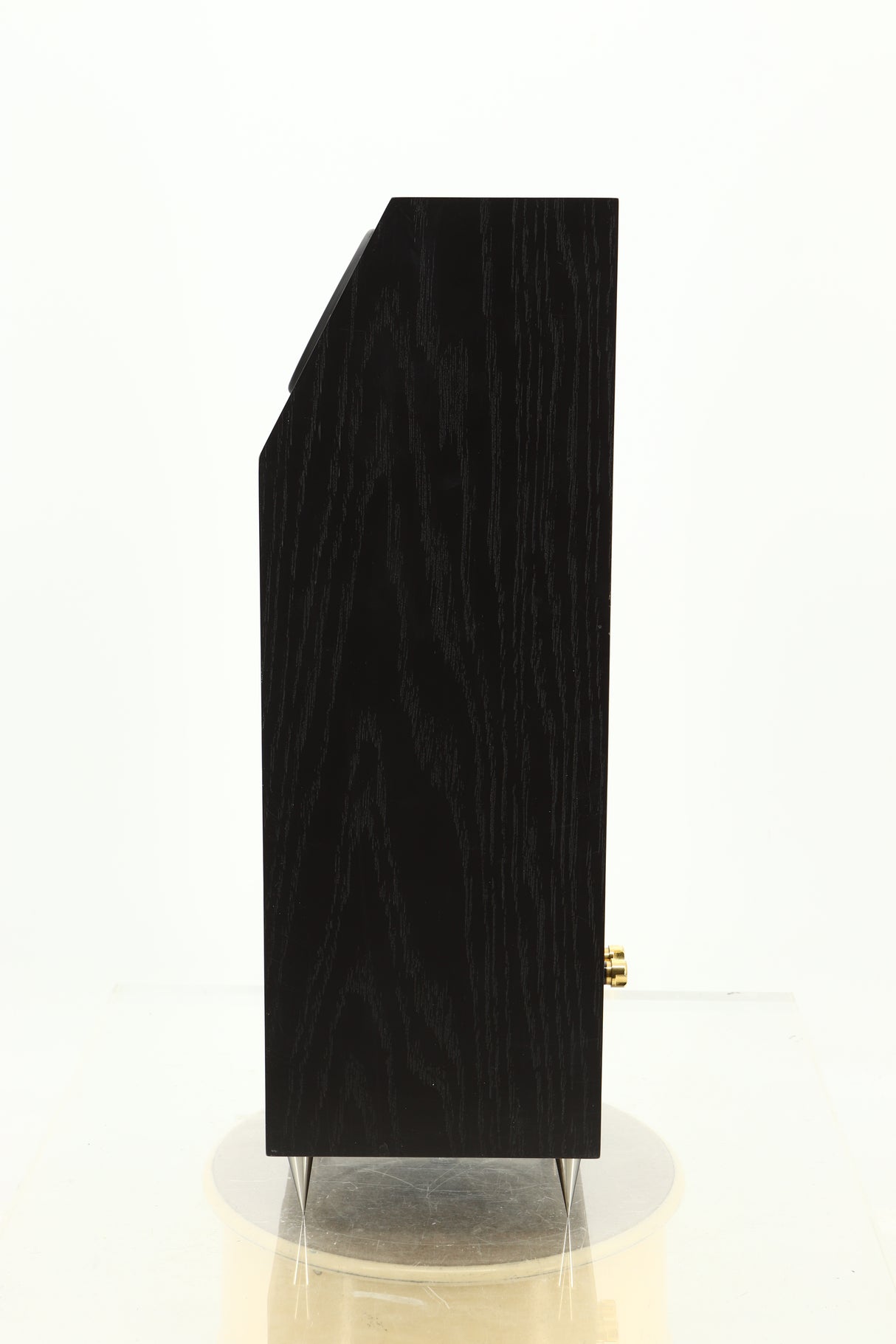 Side view of a used NEAT Acoustics Iota Alpha Floorstanding Speaker in Black Oak finish
