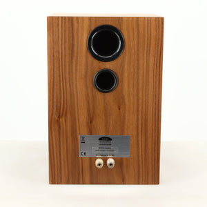 Rear view of a used Neat Petite Classic Standmount Speaker in a walnut finish