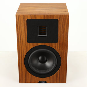 Top of a used Neat Petite Classic Standmount Speaker in a walnut finish