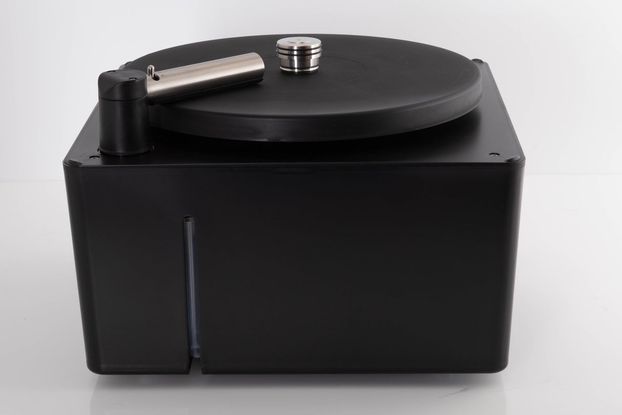 Right side view of a used Okki Nokki One Record Cleaning Machine in a Black finish