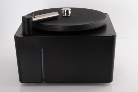 Right side view of a used Okki Nokki One Record Cleaning Machine in a Black finish