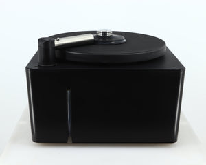 Right side view of a used Okki Nokki One Record Cleaning Machine in a black finish