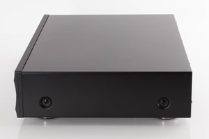 Right side view of a used Oppo BDP-95EU Blu-Ray Player in a Black finish