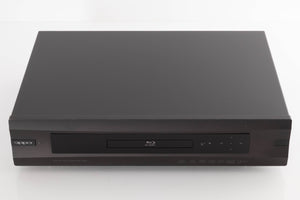 Top of a used Oppo BDP-95EU Blu-Ray Player in a Black finish