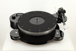 Top view of a used Origin Live Calypso Mk5 Turntable with Encounter MK5 Tonearm