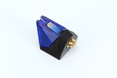 Rear right angle of a used Ortofon 2M Blue MM Cartridge