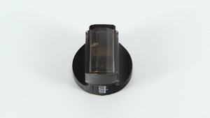 Front view of a used Ortofon Cadenza MC Cartridge in a black finish showing Stylus Guard