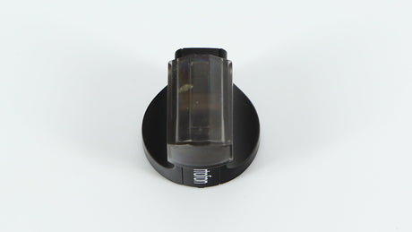 Front view of a used Ortofon Cadenza MC Cartridge in a black finish showing Stylus Guard