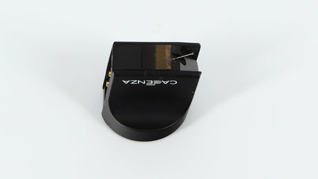 Left side view of a used Ortofon Cadenza MC Cartridge in a black finish